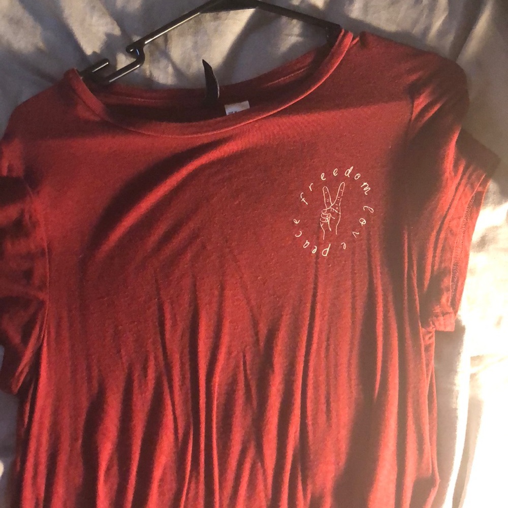 Burgundy Tee